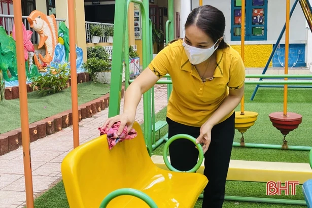 Hà Tĩnh: Chuẩn bị tốt các điều kiện đón học sinh mầm non đến trường 