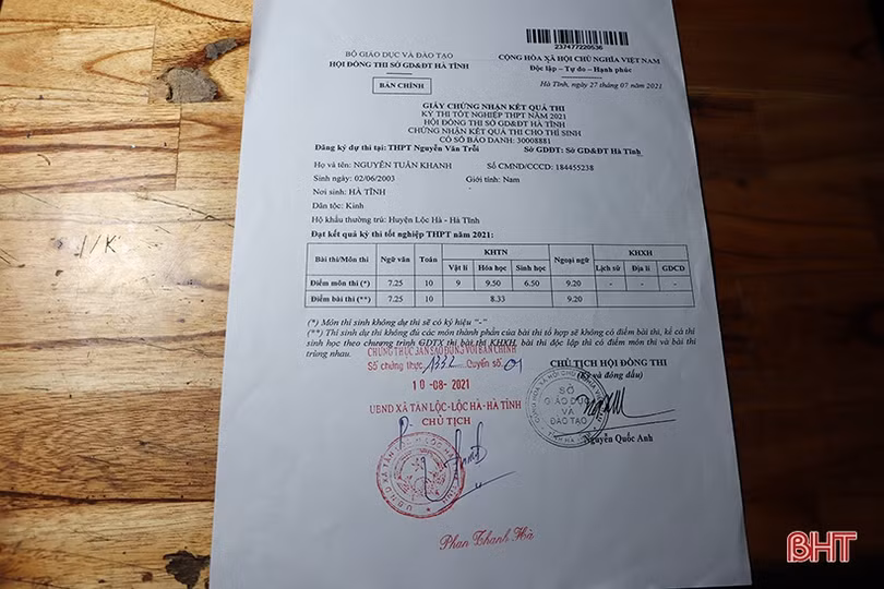 Sinh viên nghèo học giỏi vỡ òa cảm xúc khi được Hải quan Hà Tĩnh đỡ đầu