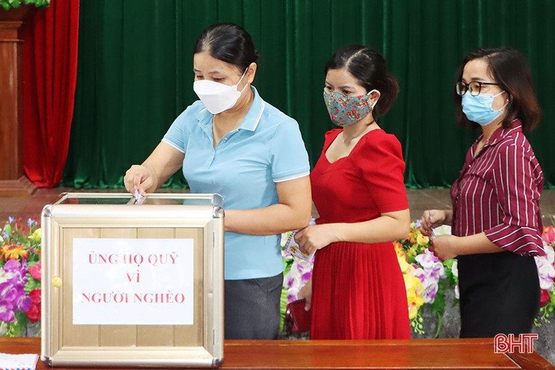 Cẩm Xuyên phát động ủng hộ “Quỹ vì người nghèo”