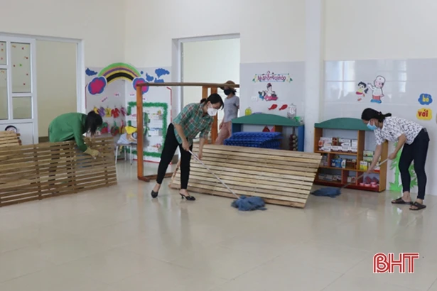 Hà Tĩnh: Chuẩn bị tốt các điều kiện đón học sinh mầm non đến trường 