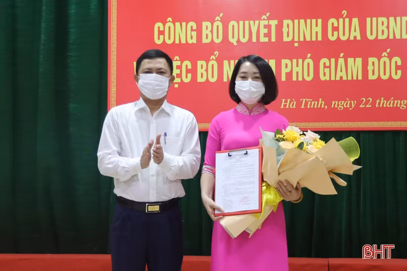 Công bố quyết định bổ nhiệm Phó Giám đốc Sở GD&ĐT Hà Tĩnh