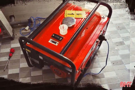 Cẩn trọng khi dùng máy phát điện trong mùa mưa bão