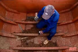 Đìu hiu làng nghề đóng tàu truyền thống ở Hà Tĩnh