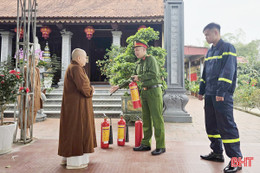 Đảm bảo an toàn về cháy nổ tại các cơ sở thờ tự