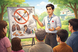 Đưa thông điệp không khói thuốc đến gần người dân