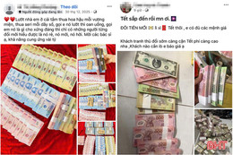 Rủi ro tiềm ẩn từ dịch vụ đổi tiền lẻ trên mạng xã hội