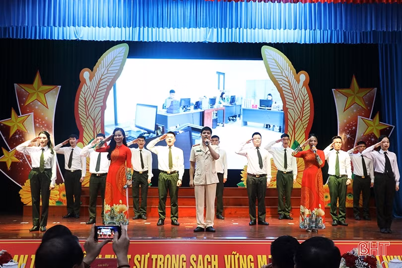 Tranh tài bí thư chi bộ giỏi ngành Công an Hà Tĩnh
