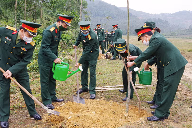 Các địa phương, đơn vị ở Hà Tĩnh phát động trồng cây đầu năm