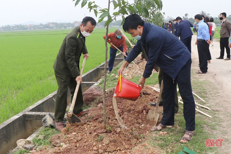 Can Lộc phấn đấu trồng khoảng 45.000 cây xanh trong năm 2021