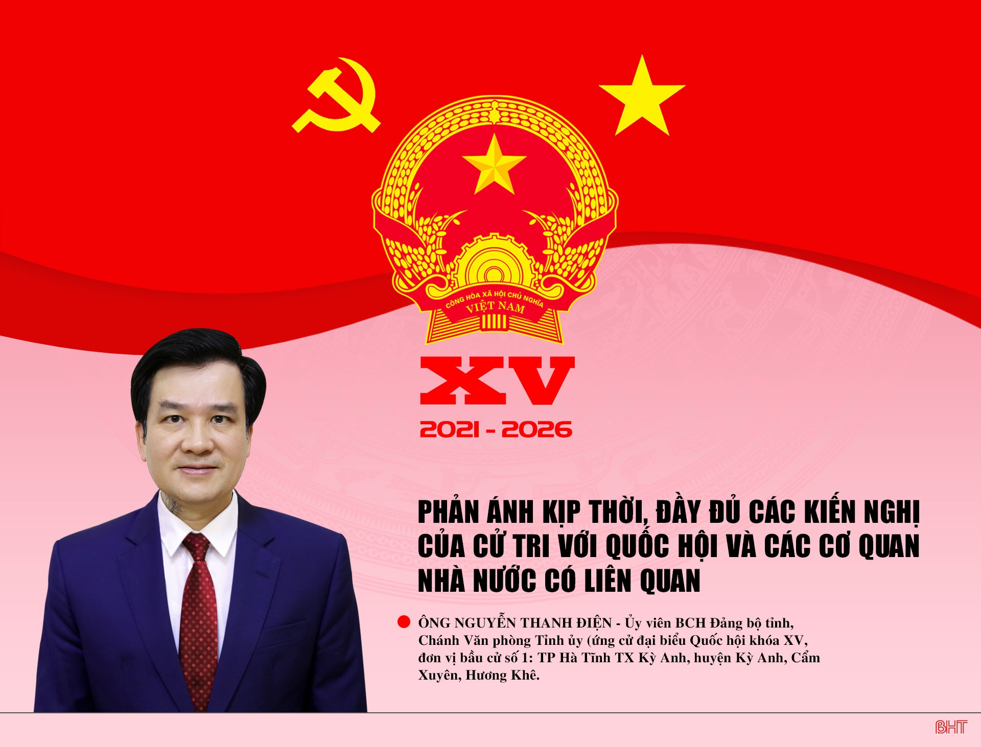 Phản ánh kịp thời, đầy đủ các kiến nghị của cử tri với Quốc hội và các cơ quan Nhà nước có liên quan