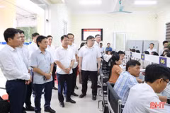 Vận hành thử nghiệm thông suốt trung tâm hành chính công cấp xã tại Hà Tĩnh