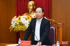 Thống nhất nhiệm vụ của đoàn đại biểu Hà Tĩnh dự Đại hội Đảng toàn quốc lần thứ XIV