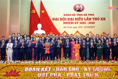 Công bố danh sách Ủy viên BCH Đảng bộ Hà Tĩnh nhiệm kỳ 2025 - 2030 