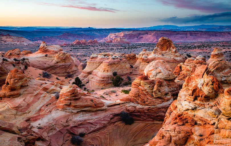 Kỳ quan địa chất tựa vùng đất ngoài hành tinh