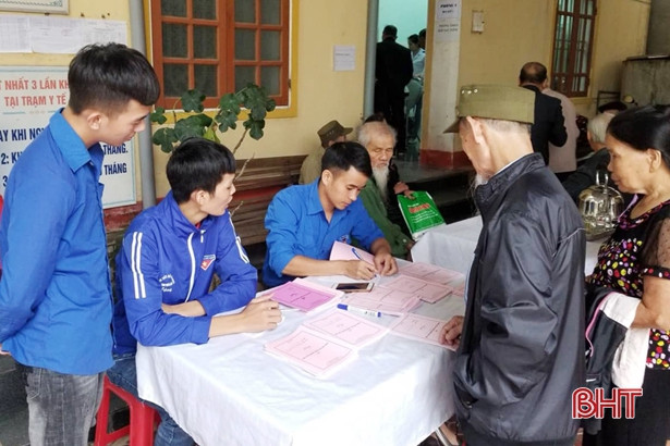 Khám, cấp thuốc miễn phí cho 150 đối tượng chính sách ở TP Hà Tĩnh