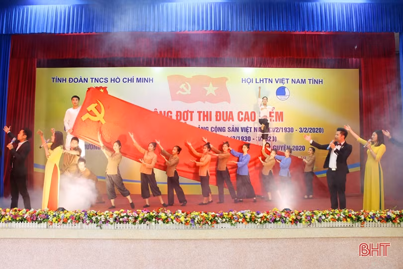 Tuổi trẻ Hà Tĩnh phát động đợt thi đua chào mừng 90 năm thành lập Đảng Cộng sản Việt Nam