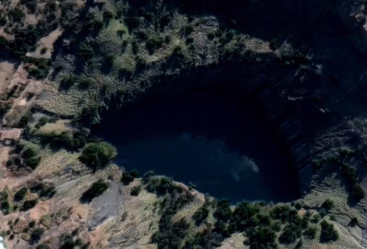 Hình ảnh từ trên cao cho thấy sự tác động của con người đến Trái đất