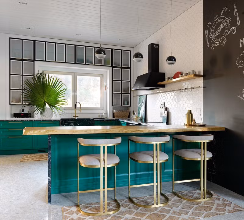 Ngôi nhà sở hữu nhiều màu sắc như một bức tranh