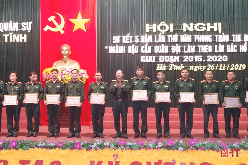 Bộ CHQS Hà Tĩnh phát động thi đua “Ngành Hậu cần quân đội làm theo lời Bác Hồ dạy”