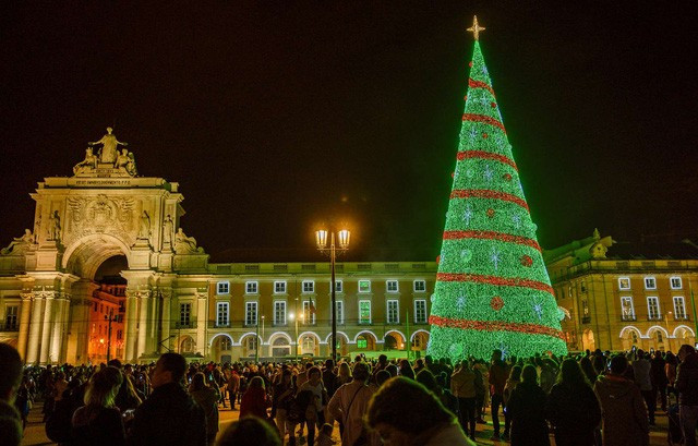 Choáng ngợp những cây thông Noel lung linh trên khắp thế giới