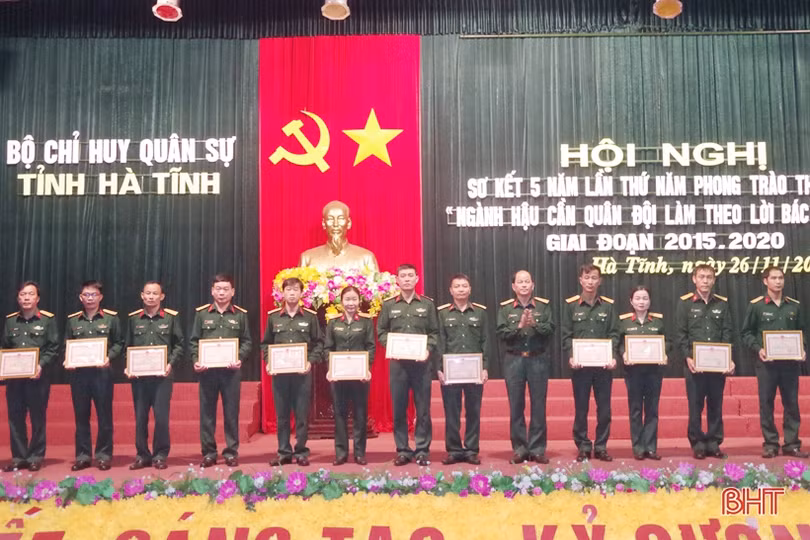 Bộ CHQS Hà Tĩnh phát động thi đua “Ngành Hậu cần quân đội làm theo lời Bác Hồ dạy”