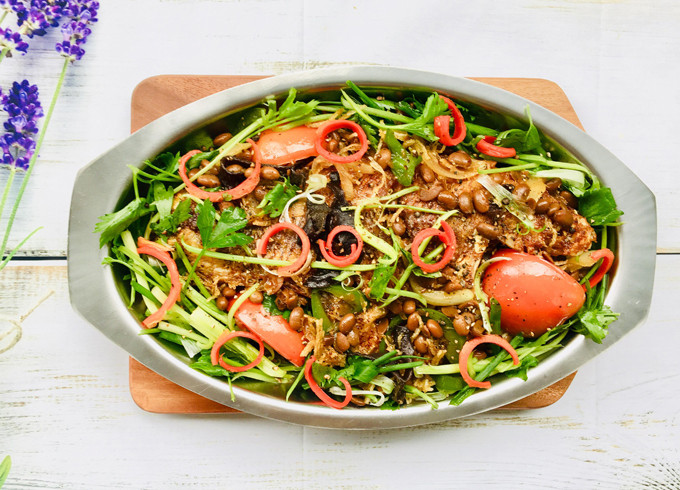 Cá diêu hồng sốt tương đậm đà, hấp dẫn