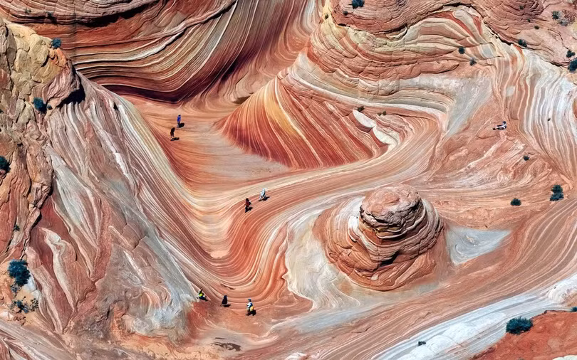 Kỳ quan địa chất tựa vùng đất ngoài hành tinh