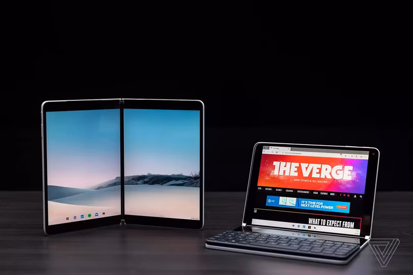 Microsoft ra mắt laptop 2 màn hình, mỏng kinh ngạc