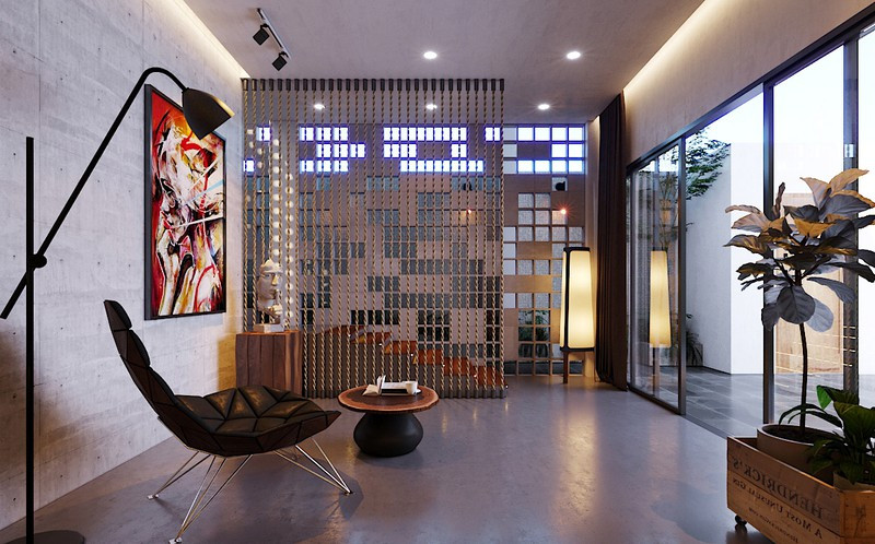 Ngôi nhà gây ấn tượng nhờ sử dụng nội thất gỗ mộc mạc