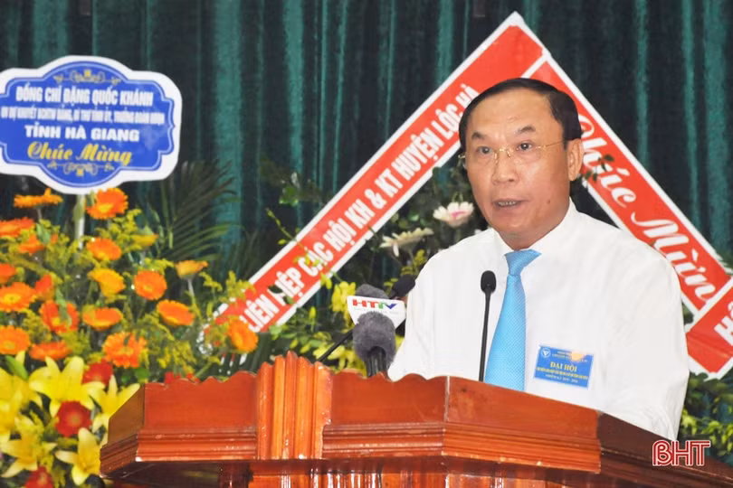 Ông Đỗ Khoa Văn trúng cử Chủ tịch Liên hiệp các Hội KH&KT Hà Tĩnh