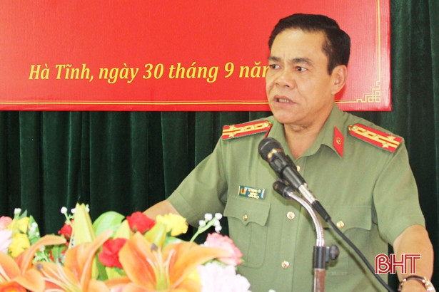 Công an Hà Tĩnh có tân Trưởng phòng Cảnh sát Cơ động