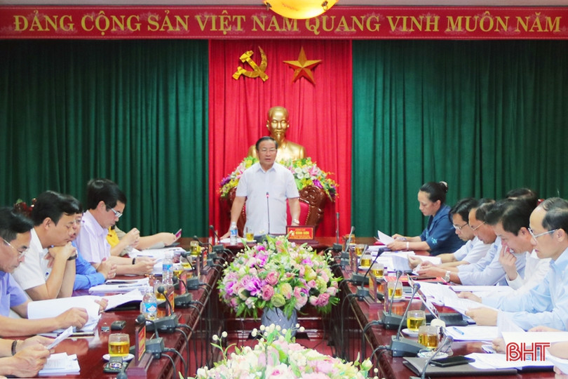Bám sát Chỉ thị 35, linh hoạt trong xây dựng báo cáo chính trị Đảng bộ Hà Tĩnh khóa XIX