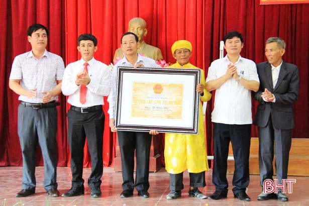 Nhà thờ họ Lê Khắc Mầu chính thức là di tích LS-VH cấp tỉnh Hà Tĩnh