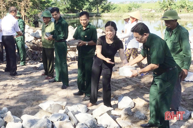 Xây dựng nhà tình nghĩa trị giá 150 triệu đồng cho gia đình chính sách ở Lộc Hà