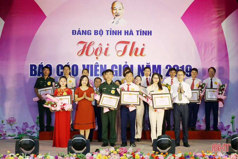 Cán bộ Công an thị xã Kỳ Anh nhất Hội thi Báo cáo viên giỏi tỉnh Hà Tĩnh