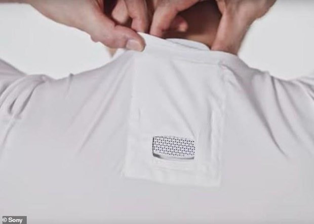 Sony ra mắt máy điều hòa mini siêu nhỏ gắn sau lưng áo