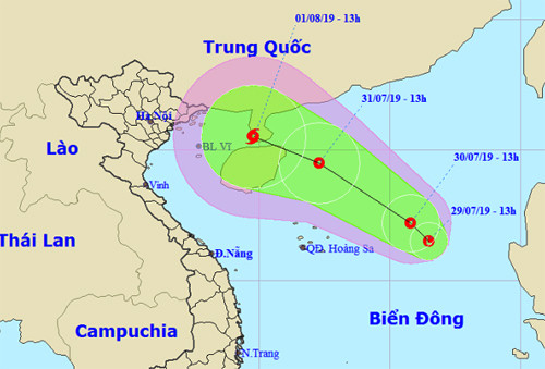Biển Đông xuất hiện vùng áp thấp, có thể mạnh lên thành bão