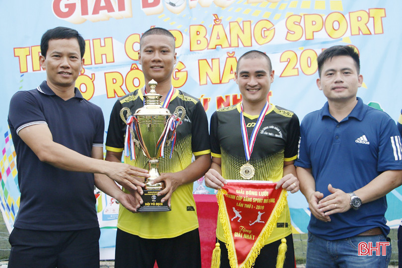 Đội New Focus vô địch giải bóng lưới Hà Tĩnh mở rộng lần thứ nhất năm 2019