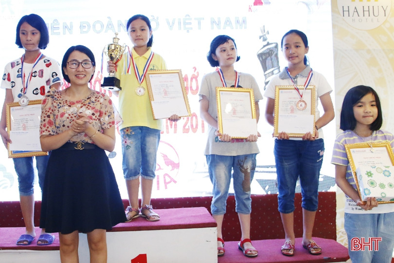 Hà Tĩnh giành 3 HCV giải Cờ vua Cúp kiện tướng tí hon mở rộng năm 2019