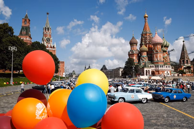 Đã mắt với dàn xe cổ đẹp – độc – lạ hội ngộ ở Moscow