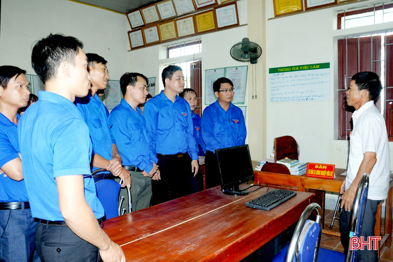 Tuổi trẻ Bình Định học hỏi kinh nghiệm xây dựng nông thôn mới tại Hà Tĩnh