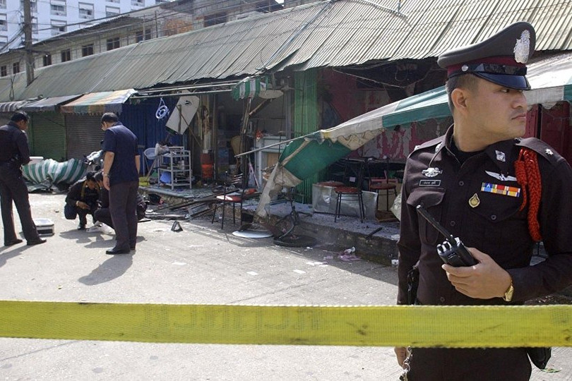 Thủ đô Bangkok của Thái Lan rung chuyển bởi hàng loạt vụ nổ