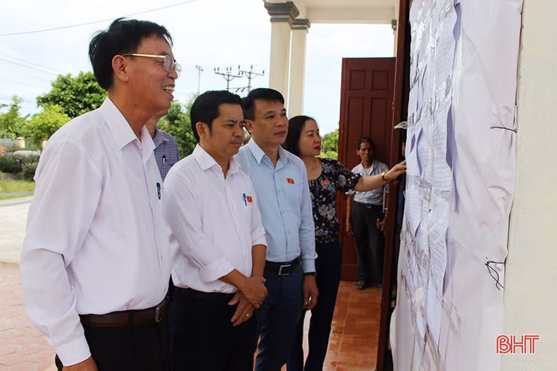 Trên 90% cử tri Hà Tĩnh đồng tình với chủ trương sáp nhập xã