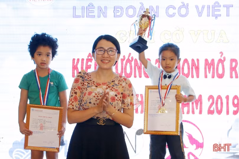 Hà Tĩnh giành 3 HCV giải Cờ vua Cúp kiện tướng tí hon mở rộng năm 2019