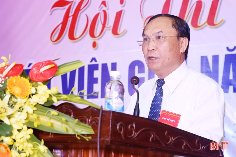 17 thí sinh tranh tài Hội thi Báo cáo viên giỏi cấp tỉnh Hà Tĩnh năm 2019