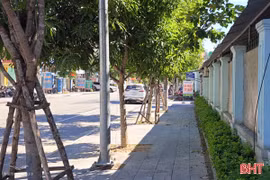 Chấn chỉnh tình trạng lấn chiếm vỉa hè, lòng đường sau phản ánh của Báo&PTTH Hà Tĩnh