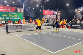 Chung kết Giải pickleball tranh cúp Bình Nguyên nội dung đôi nam trình 4.5