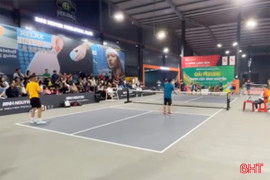 Bán kết Giải pickleball tranh cúp Bình Nguyên nội dung đôi nam trình 4.5