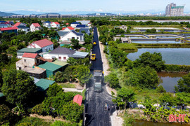 Khi đường làng khang trang như đường phố