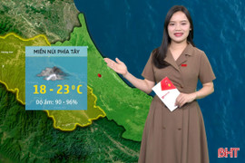 Dự báo thời tiết Hà Tĩnh ngày 28/10: Có mưa rất to và dông